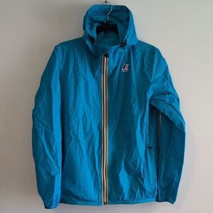 K-Way Vibrant Blue Windbreaker Jacket